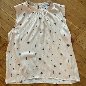 Amour Vert Silk Jewel Print Top. Size S. Like new.